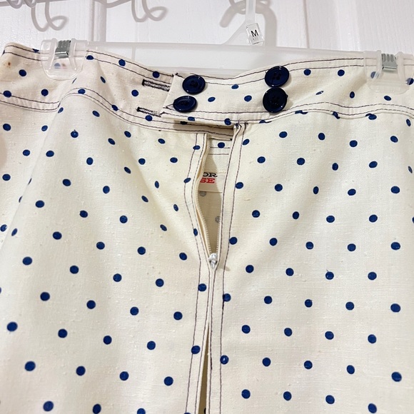 Vintage 1960’s Junior House polka dots jacket with skirt 2pc. - Picture 5 of 16